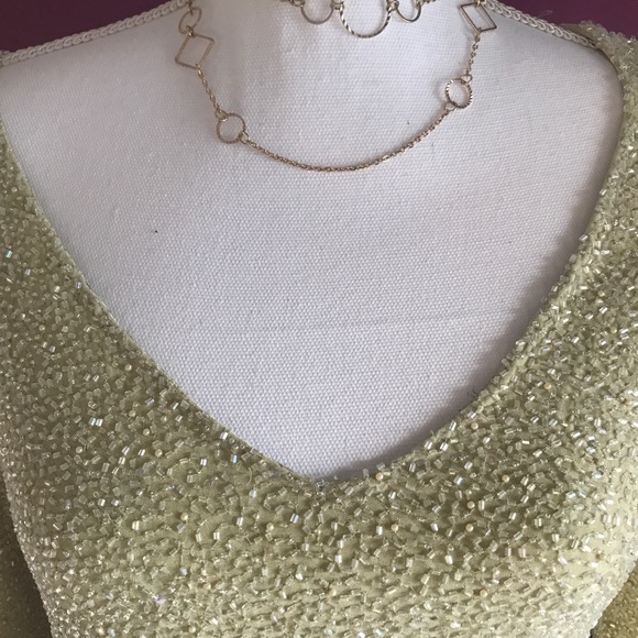 Naeem Khan fully beaded gorgeous top - Picture 3 of 4